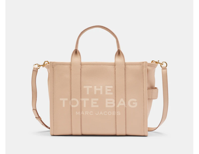 Marc Jacobs The Leather Medium Tote Bag - Twine