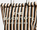 Marc Jacobs Stripe Jacquard Beach Tote Bag - Camel/Multi