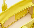 Marc Jacobs The Leather Mini Tote Bag - Limoncello