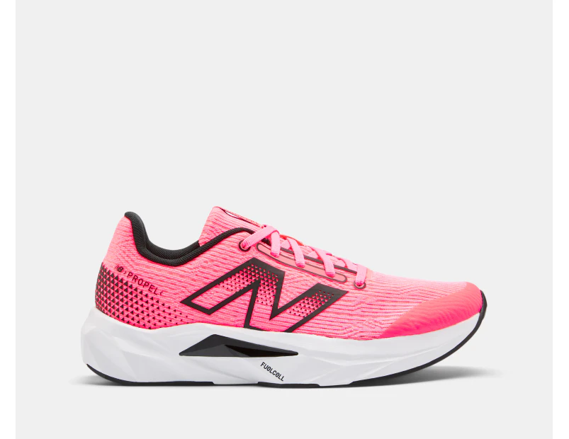 New Balance Youth FuelCell Propel v5 Running Shoes - Ultra Pink/Black