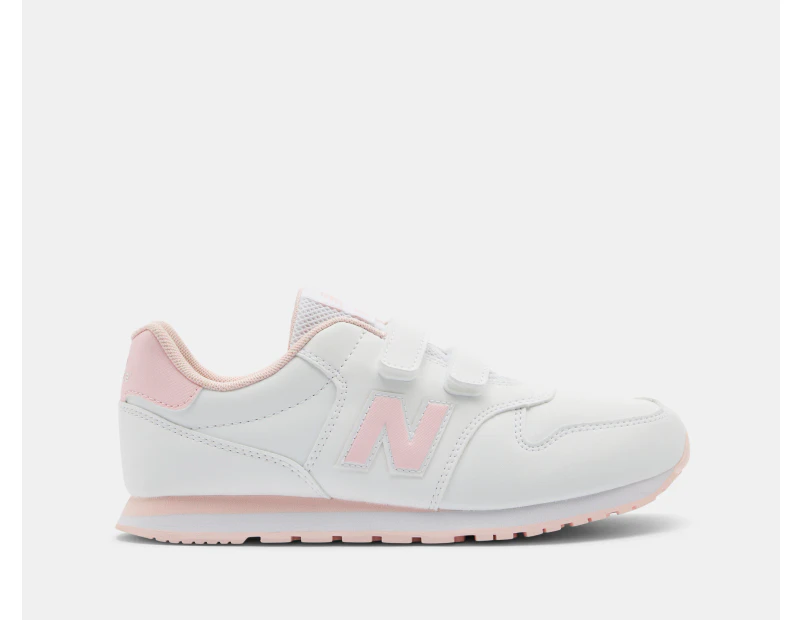 New Balance Youth GV500 Sneakers - White/Pink