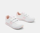 New Balance Youth GV500 Sneakers - White/Pink