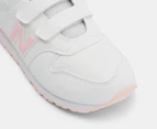 New Balance Youth GV500 Sneakers - White/Pink