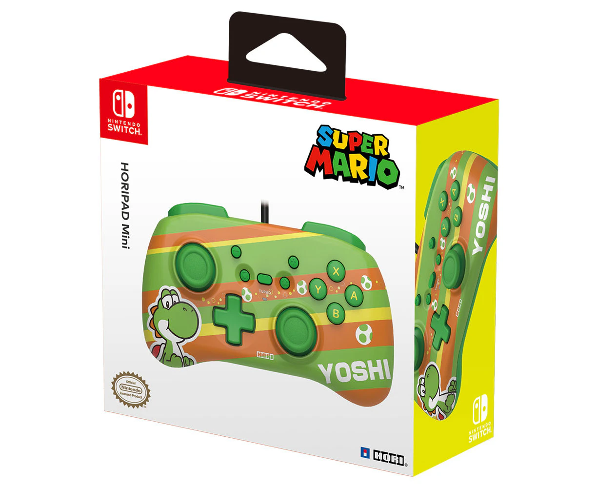 HORI HORIPAD Mini Yoshi Wired Controller for Nintendo Switch