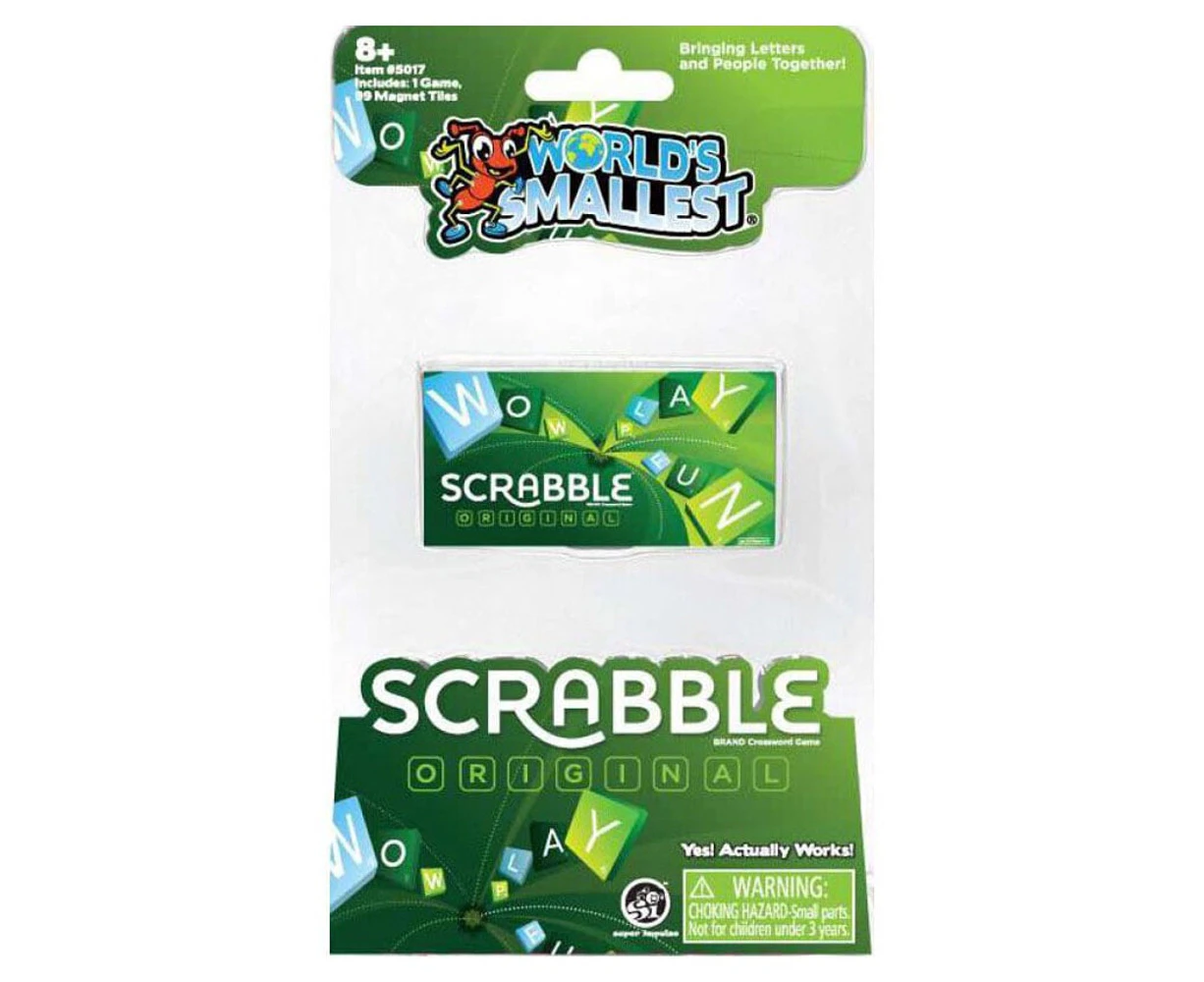 World's Smallest Scrabble Board Game