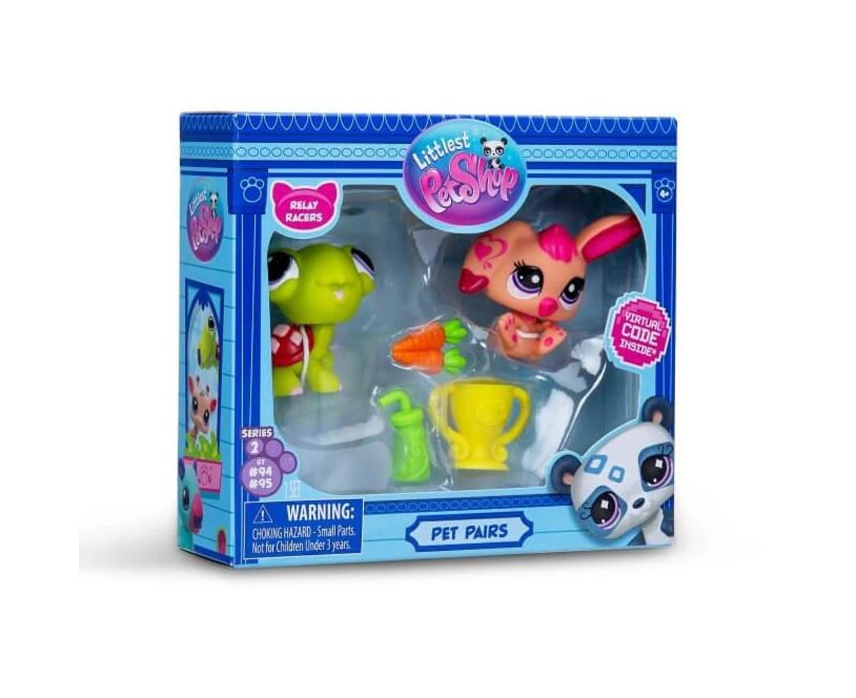 Littlest Pet Shop Pet Pairs Series 2 Relay Racers 2 Pack Figures