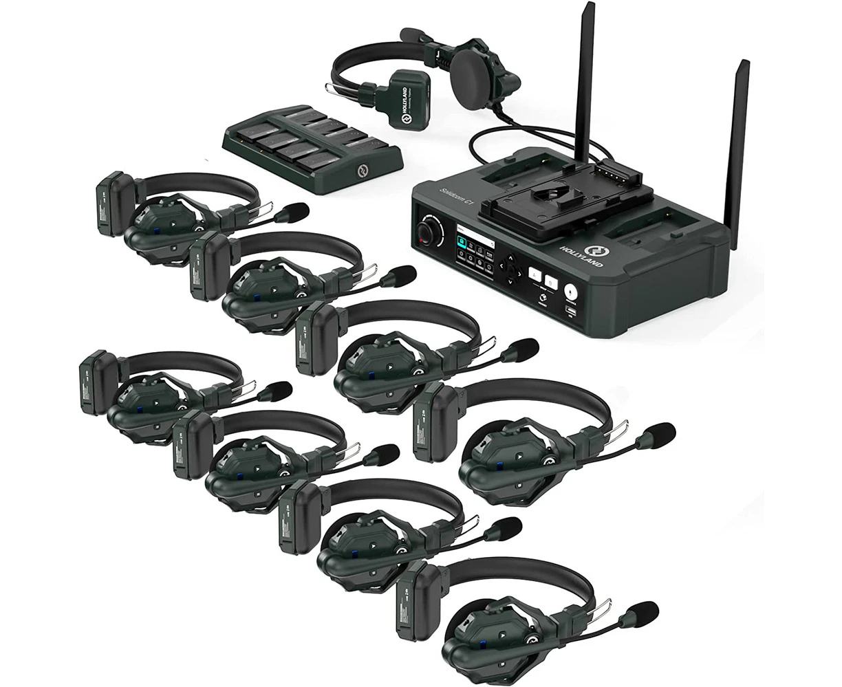 Hollyland Solidcom C1-8S Wireless Intercom System with Hub Base