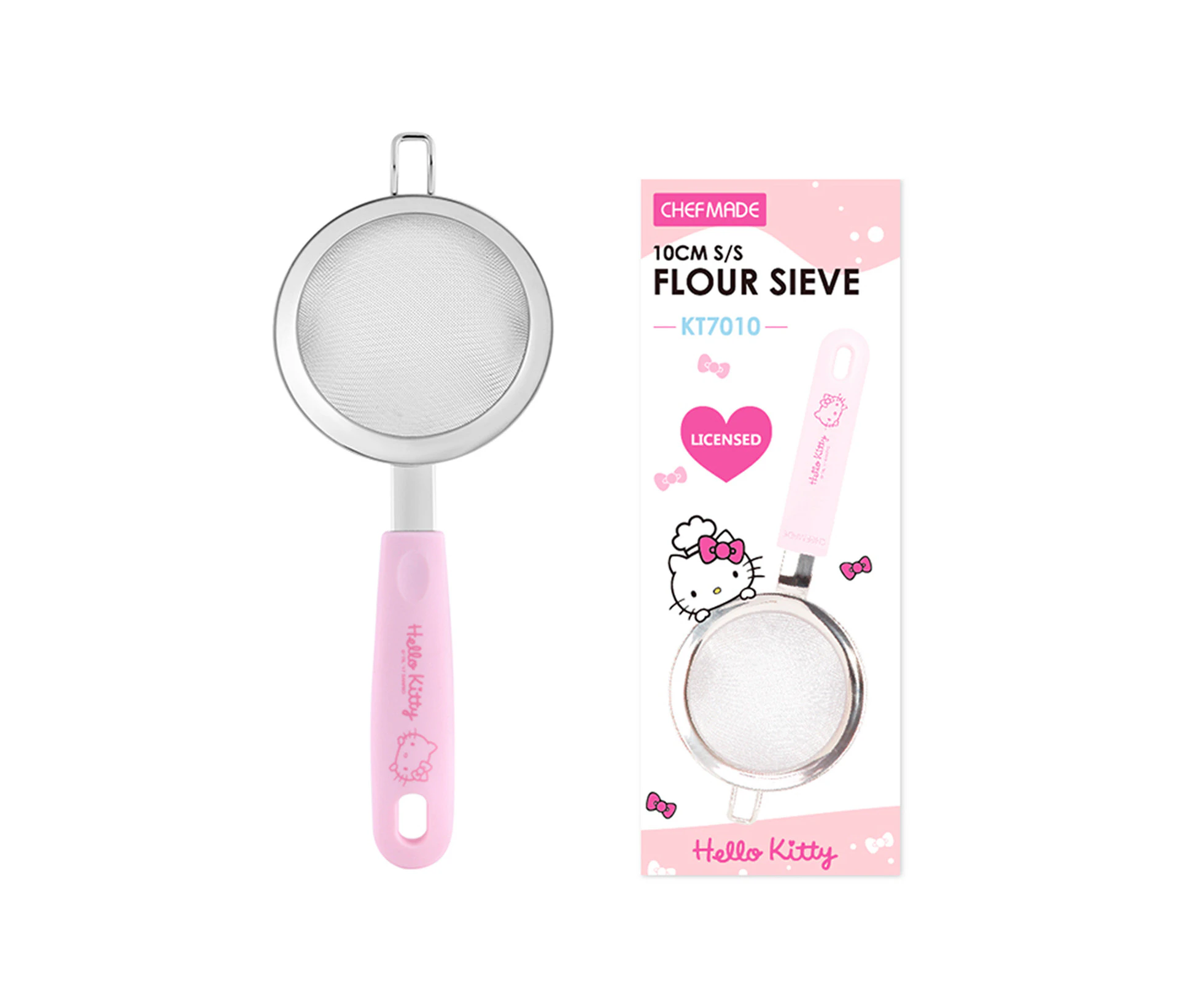 Chefmade x Sanrio Hello Kitty 10cm Stainless Steel Flour Sieve