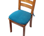 Indoor Chair Pad with Ties, Dining Chair Pads, Non Slip Seat Cushions for Kitchen Chairs (4/6/8 PCS, Blue)