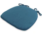 Indoor Chair Pad with Ties, Dining Chair Pads, Non Slip Seat Cushions for Kitchen Chairs (4/6/8 PCS, Blue)