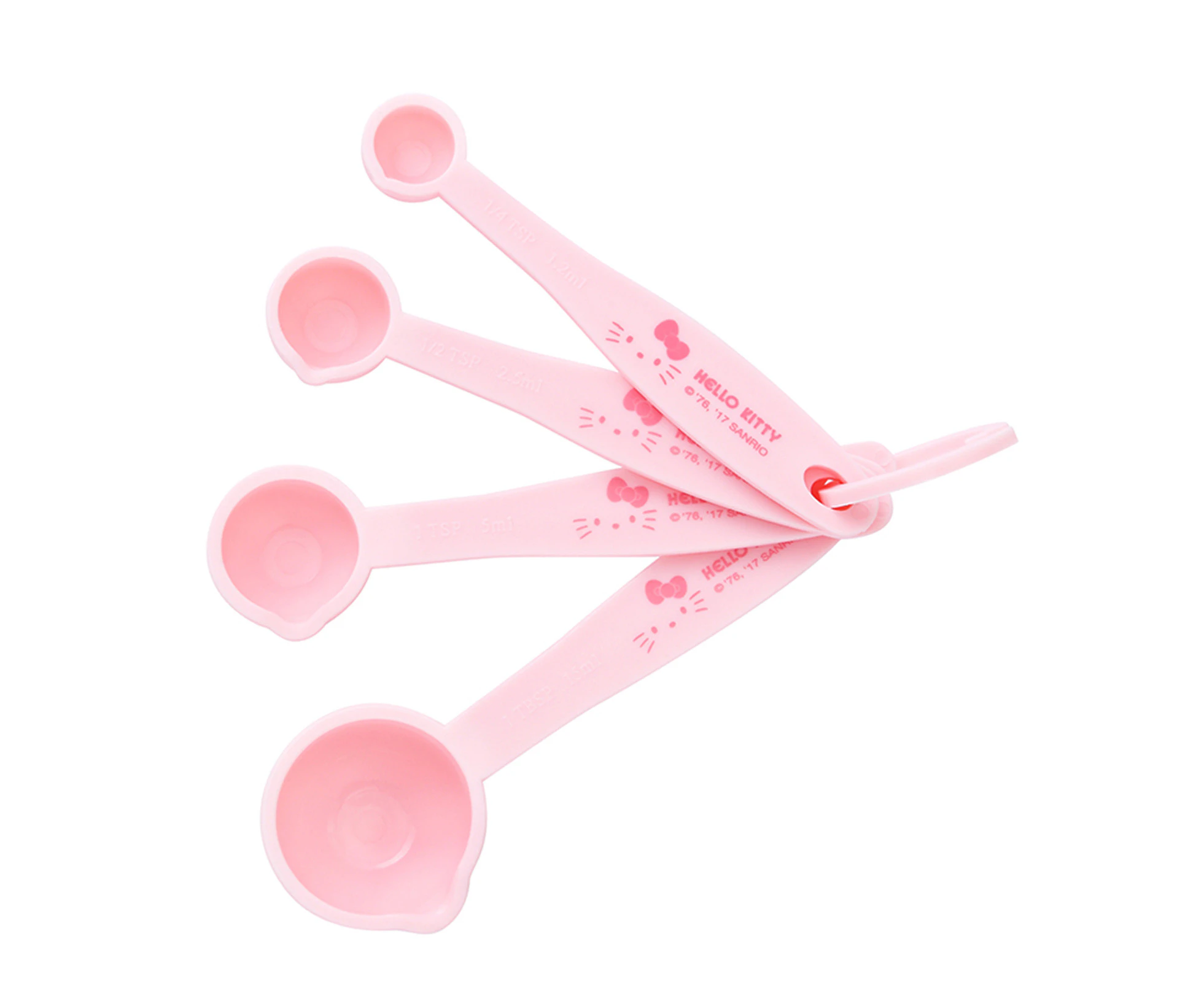 Chefmade x Sanrio Hello Kitty Pink Measuring Spoons