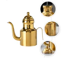 Stainless Steel Grease Container Multifunctional Oil Container Long Spout Grease Container