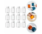 12pcs Small Bottles Empty Juice Bottles Clear Homemade Beverages Bottles