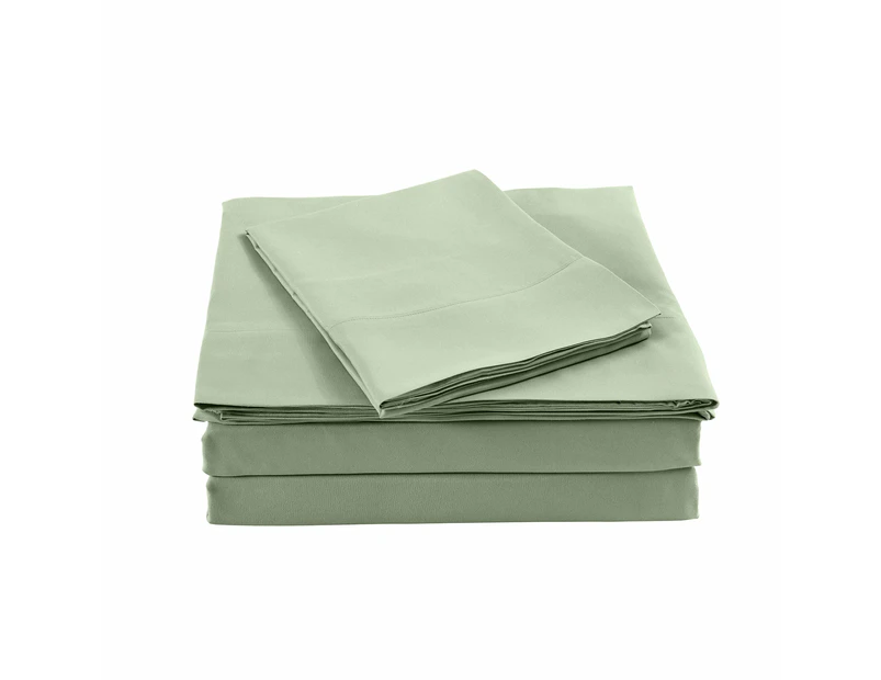 Royal Comfort Blended Bamboo Sheet Set Sage Green - King