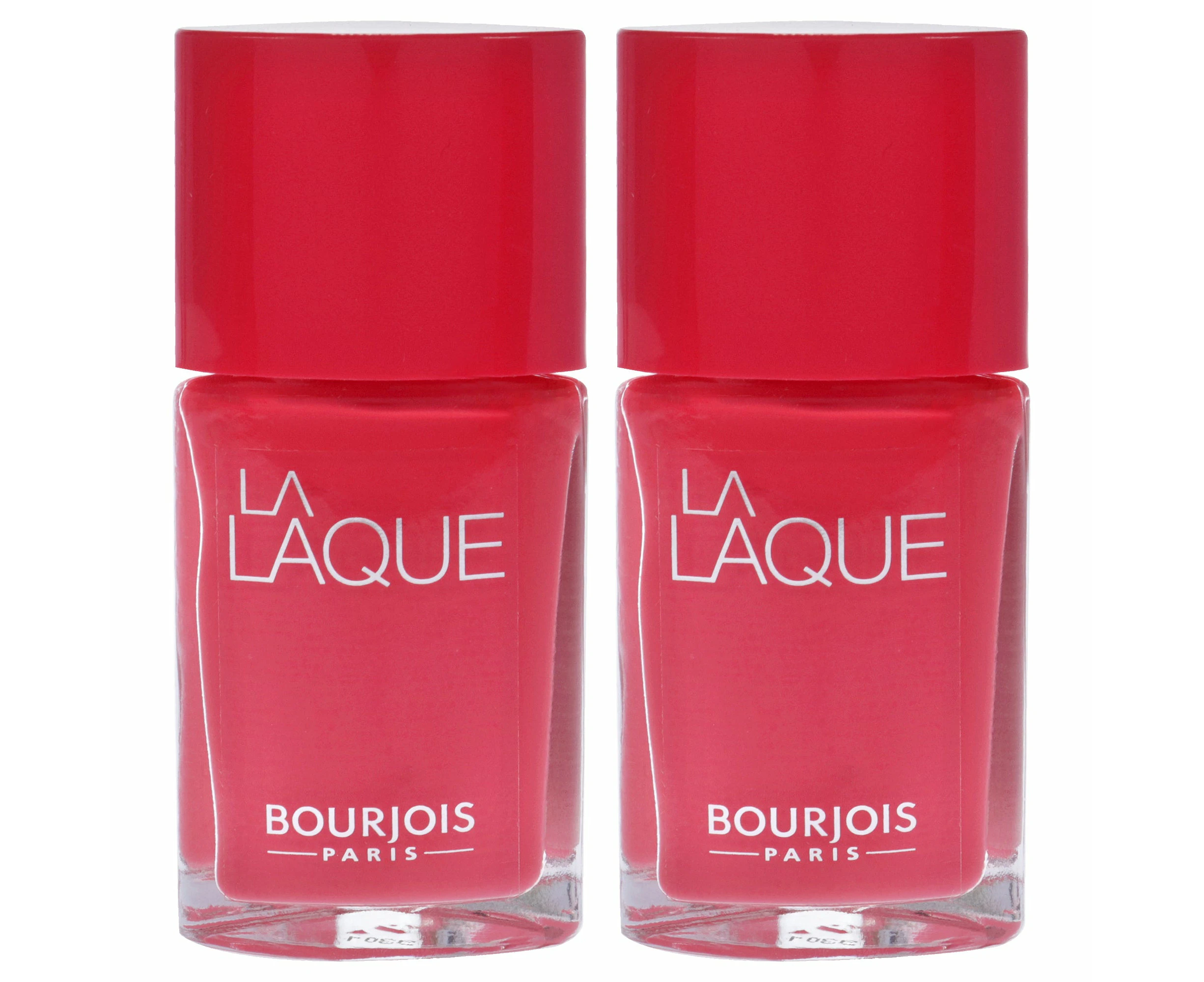 La Laque - 04 Flambant Rose by Bourjois for Women - 0.3 oz Nail Polish - Pack of 2