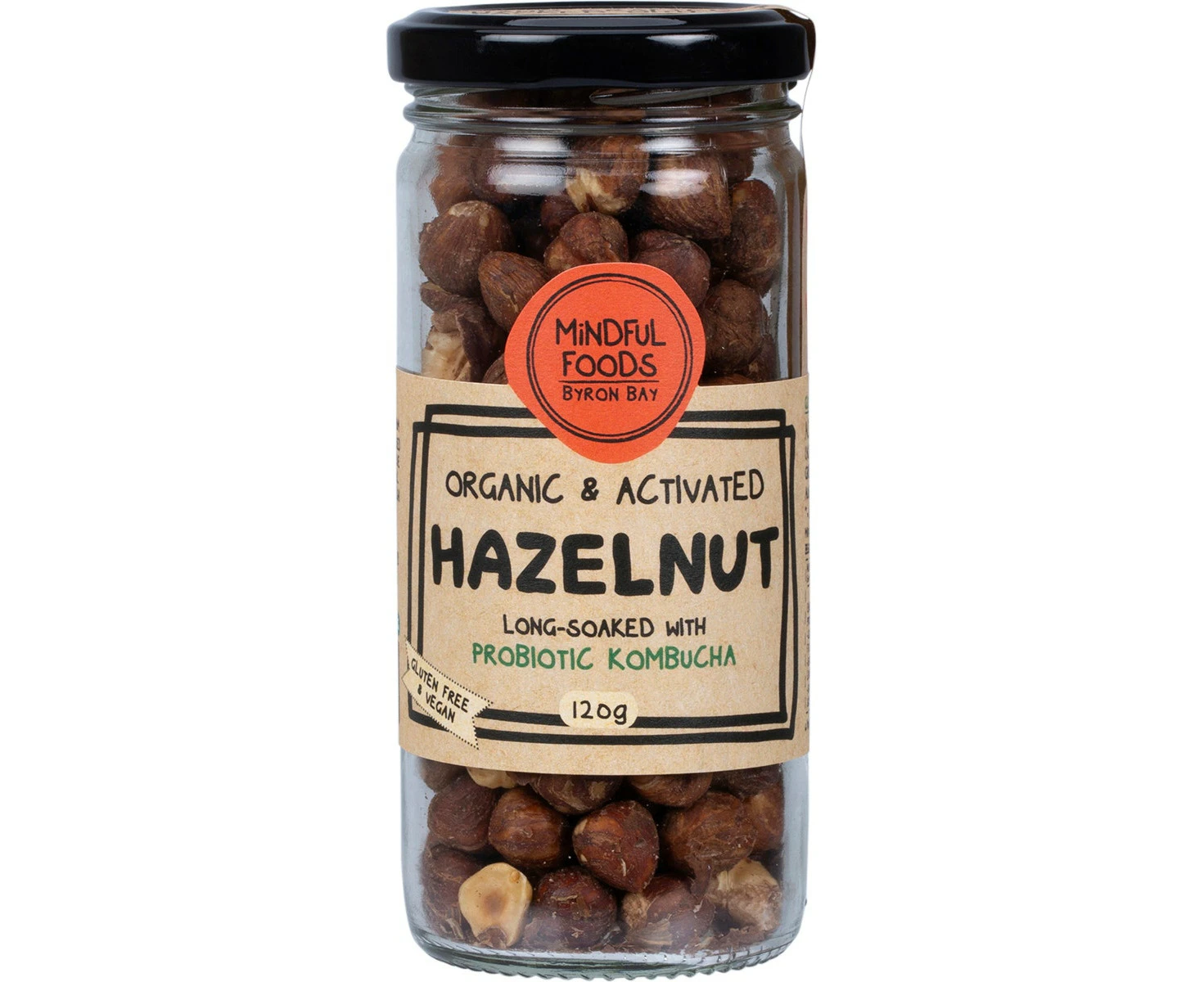 MINDFUL FOODS Hazelnuts Organic & Activated 120g