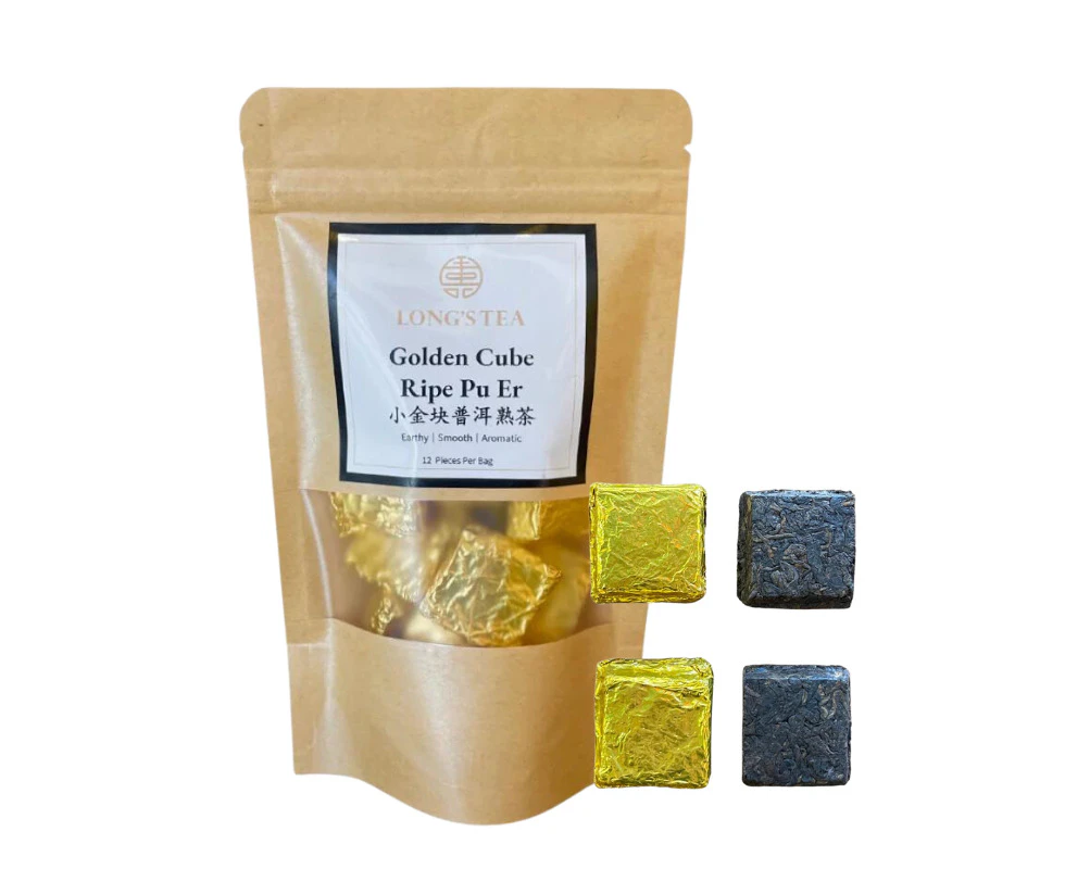 Golden Cubic Ripe Pu Er Tea 5 x 100g