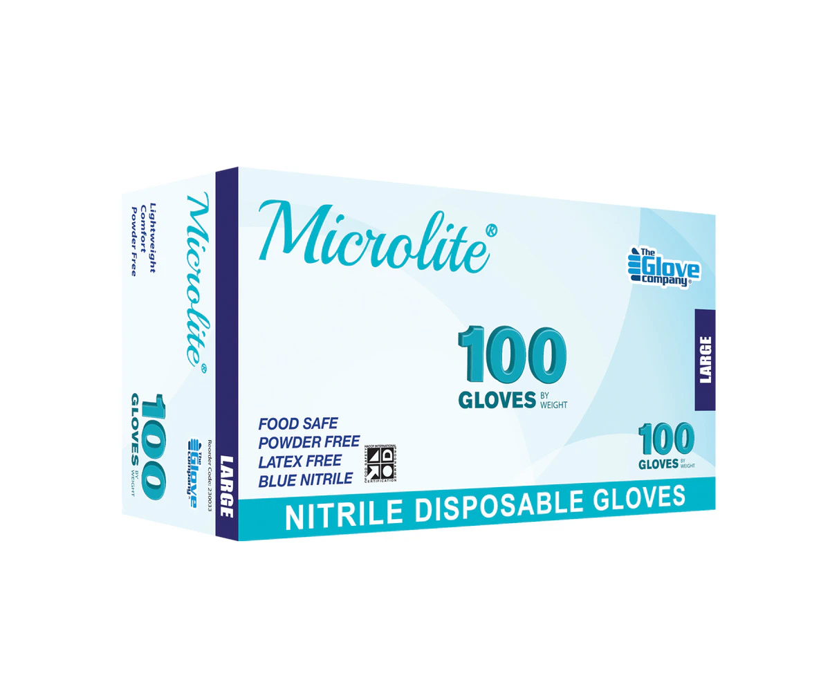 Microlite Nitrile - Disposable Medical Gloves - 100pc Small