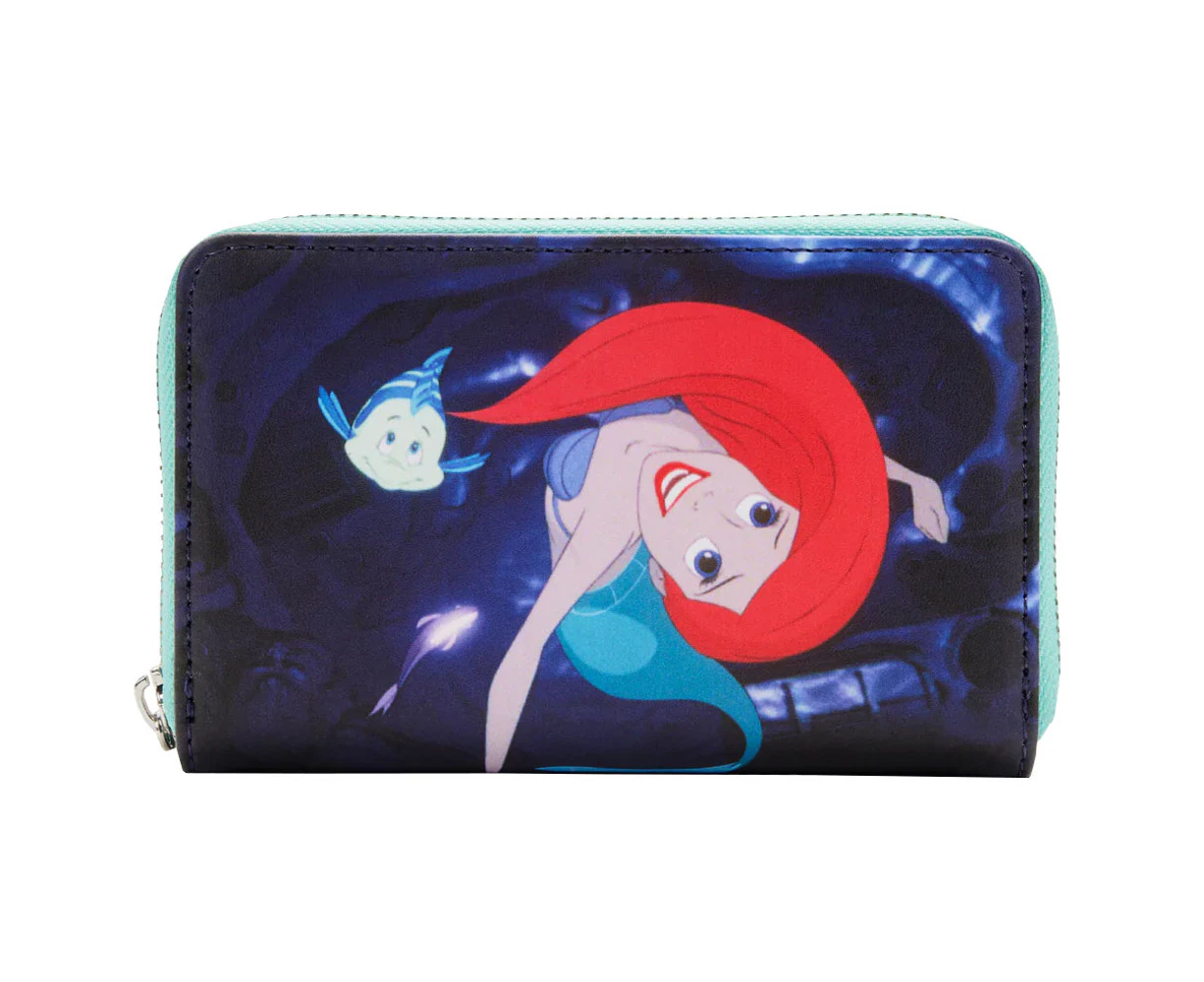 Loungefly The Little Mermaid 1989 Scenes Faux Leather Zip-Around Wallet