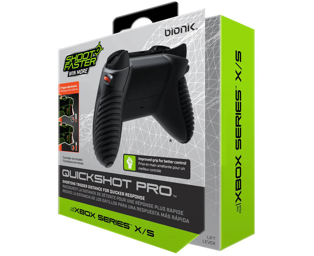 Bionik Quickshot Pro Custom Trigger Stop with Grip Texture for Xbox Series X|S