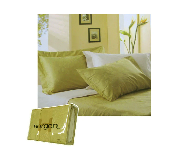 410Tc Horgen Vinelet Green Bed Pack King