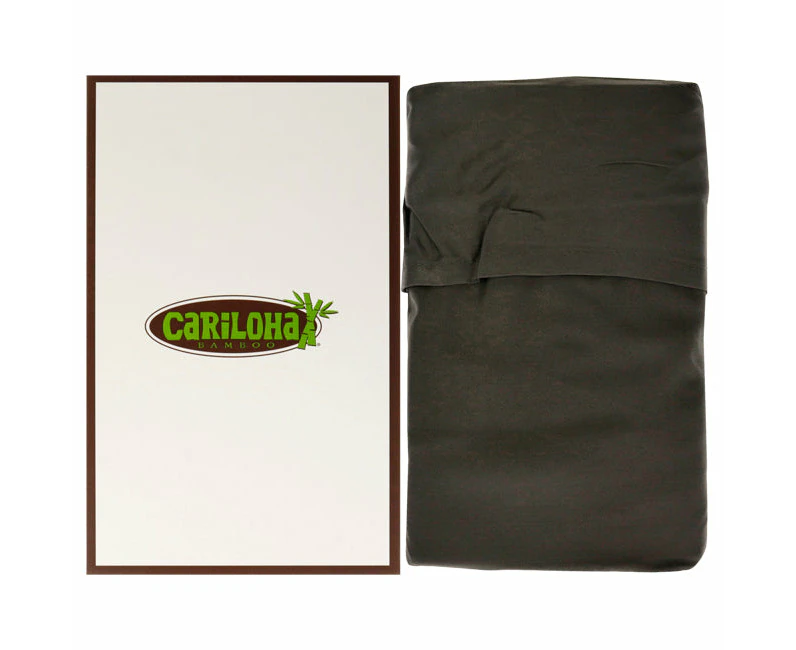 Cariloha Resort Bamboo Pillowcase Set - Onyx-Standard by Cariloha for Unisex - 2 Pc Pillowcase