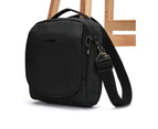 Pacsafe Metrosafe LS200 Anti-Theft Econyl Crossbody Bag - Black