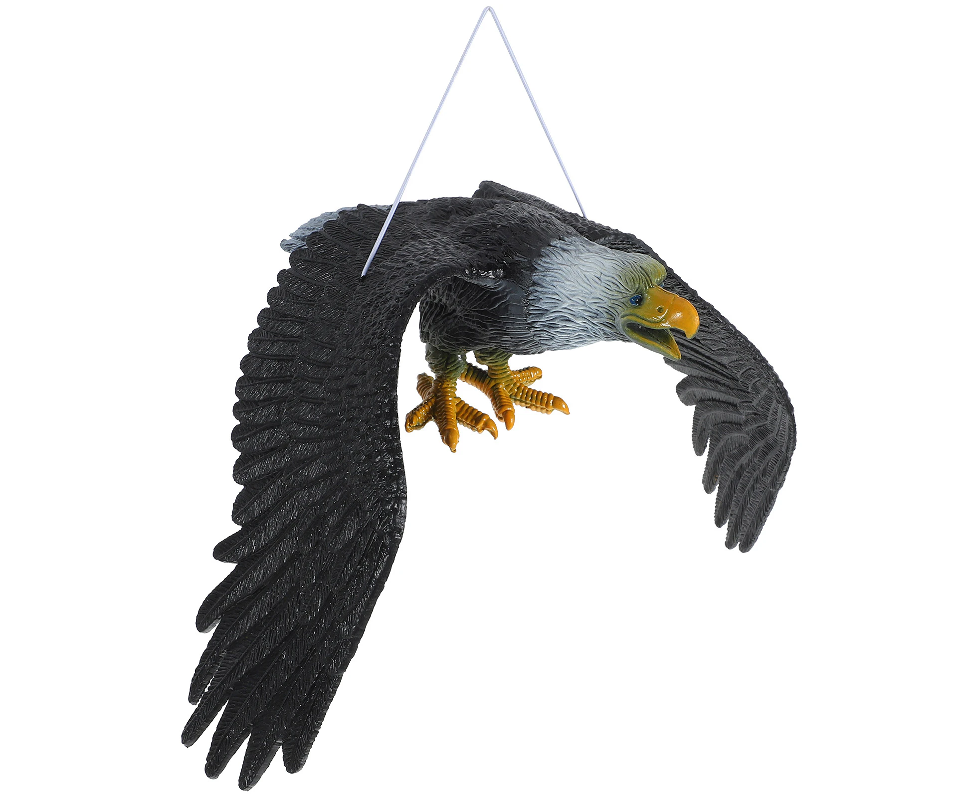 Hanging Bird Deterrent Plastic Eagle Ornament Outdoor Eagle Decor Hanging Bird Deterrent