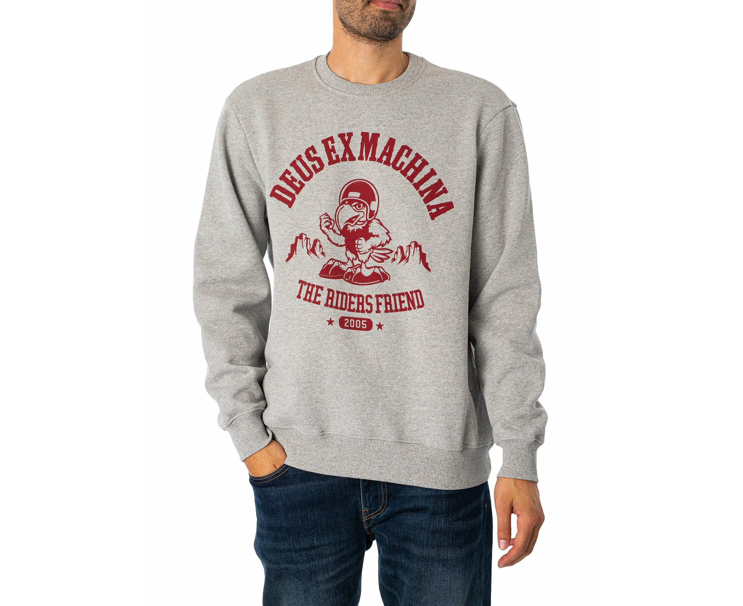 Deus Ex Machina Men's Deus U Sweatshirt - Grey