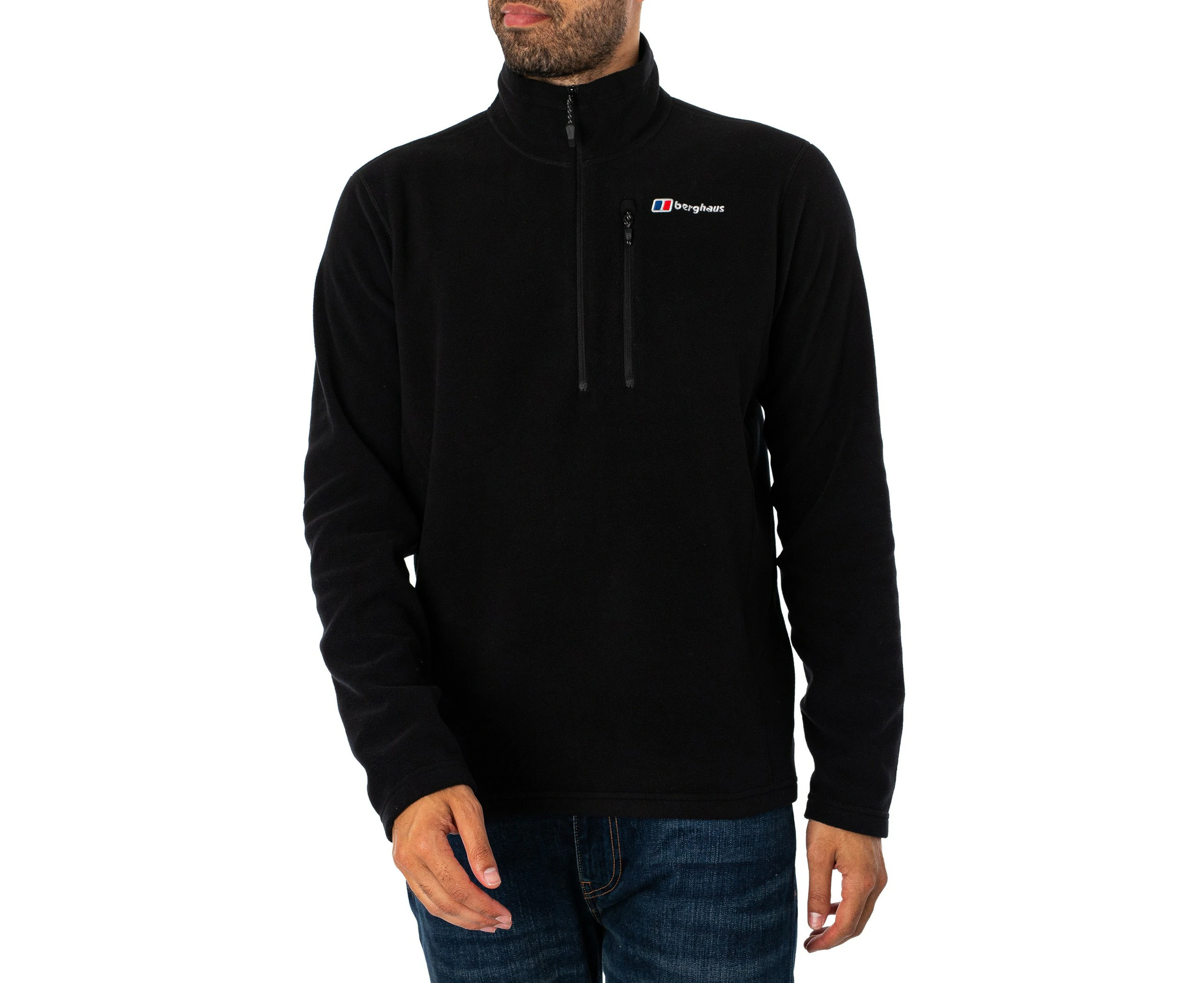 Berghaus Men's Polartec Micro Half Zip Sweatshirt - Black