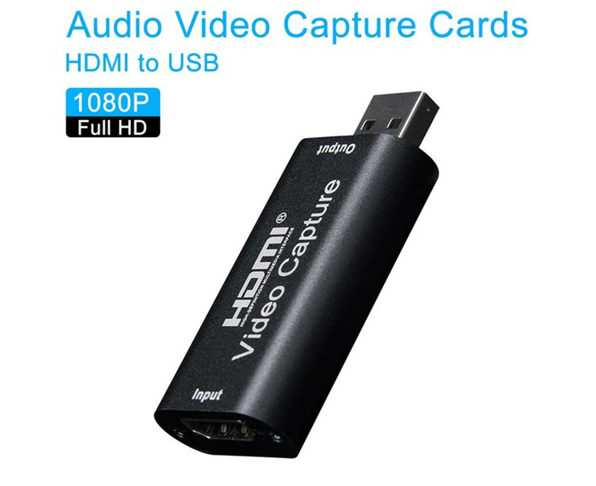 Mini Video Capture Card Usb 2.0 Hdmi Grabber Phone Game Camera Recording Box Ios To Hdmi/ Type-c Card