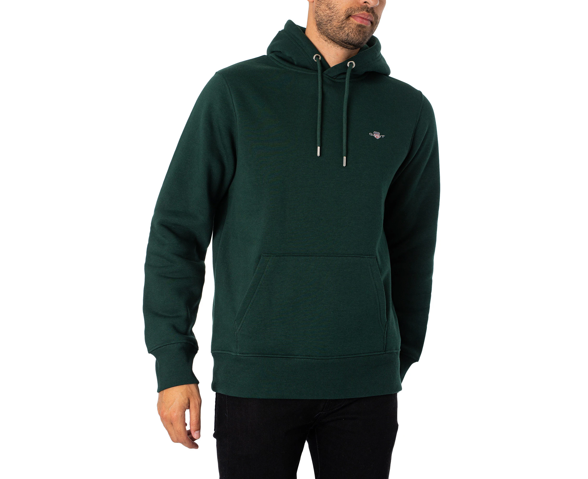 GANT Men's Shield Hoodie - Green