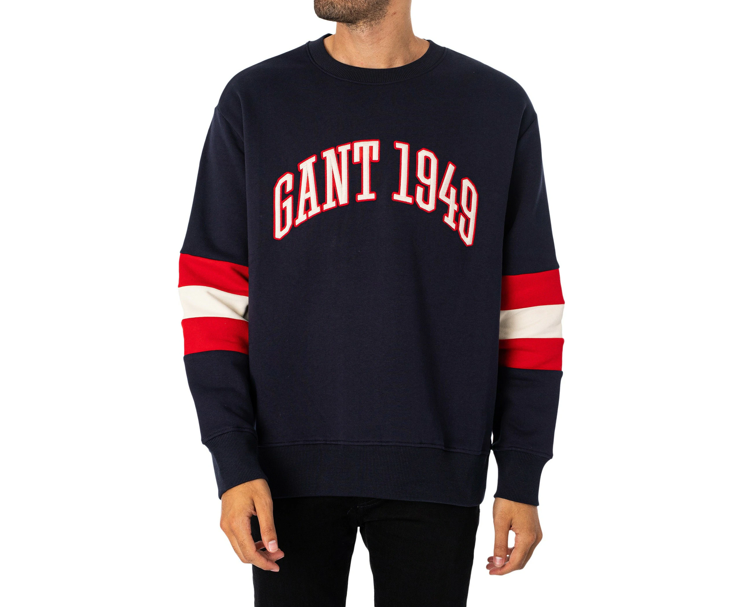 GANT Men's Colourblock Sleeve Sweatshirt - Blue