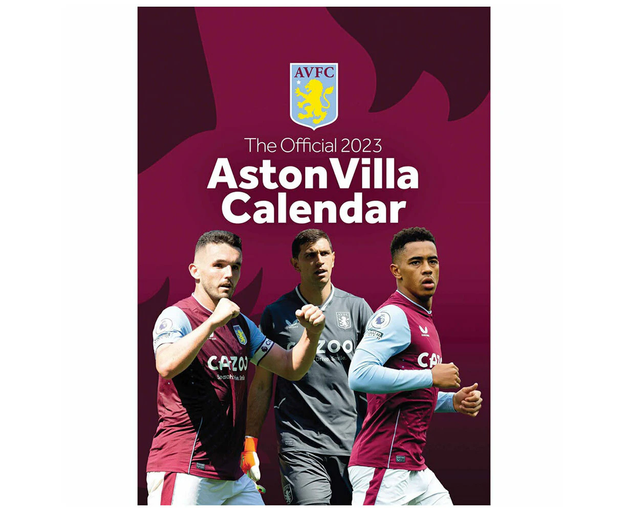 Aston Villa FC A3 Calendar 2023