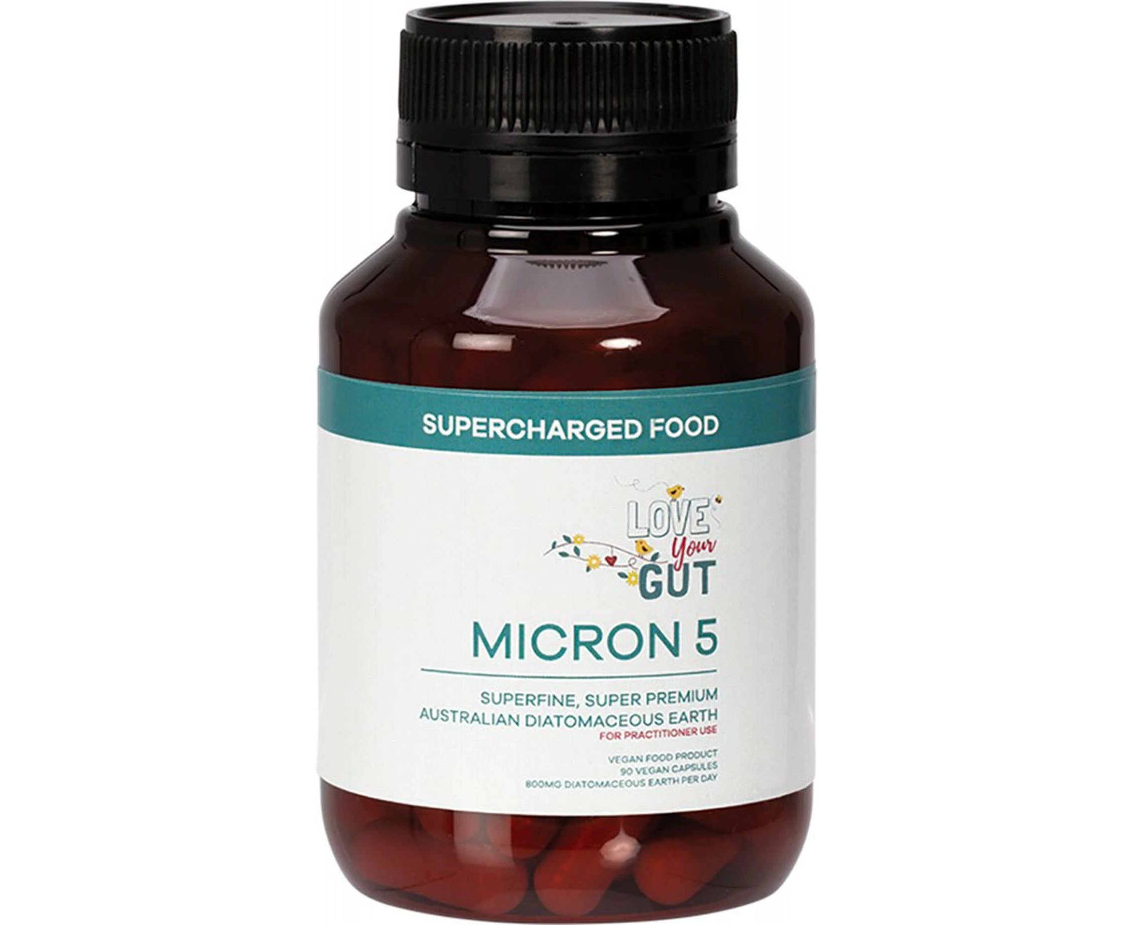 Love Your Gut Capsules Micron5 Diatomaceous Earth, 90 Piece