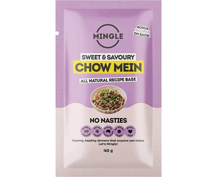 Mingle Chow Mein All Natural Recipe Base 12x40g