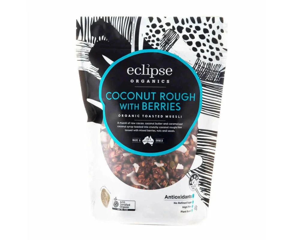 ECLIPSE ORGANICS Organic Muesli Coconut Rough With Berries 450g