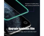 Screen Protector Tempered Glass Screen Protective Film Anti Fingerprint Luminous Glass Film Compatible for iPhone 12 11 Pro Max XR XS 8 7 6Plus