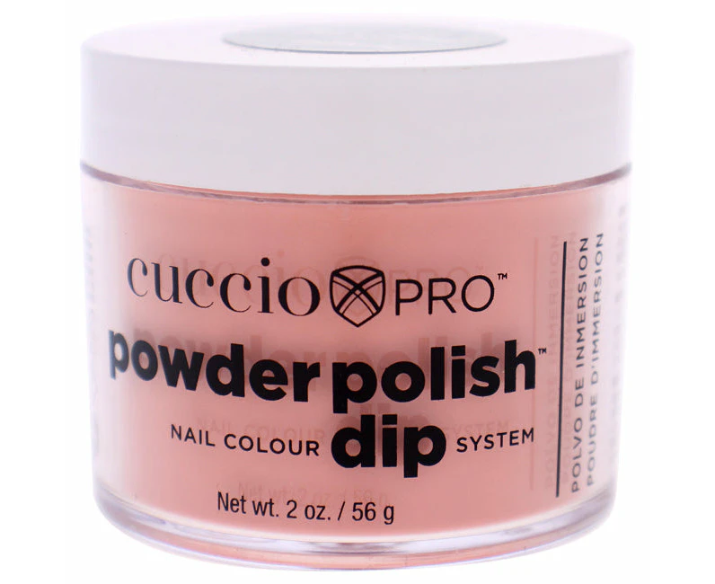 Pro Powder Polish Nail Colour Dip System - Peach by Cuccio Colour for Women - 1.6 oz Nail Powder