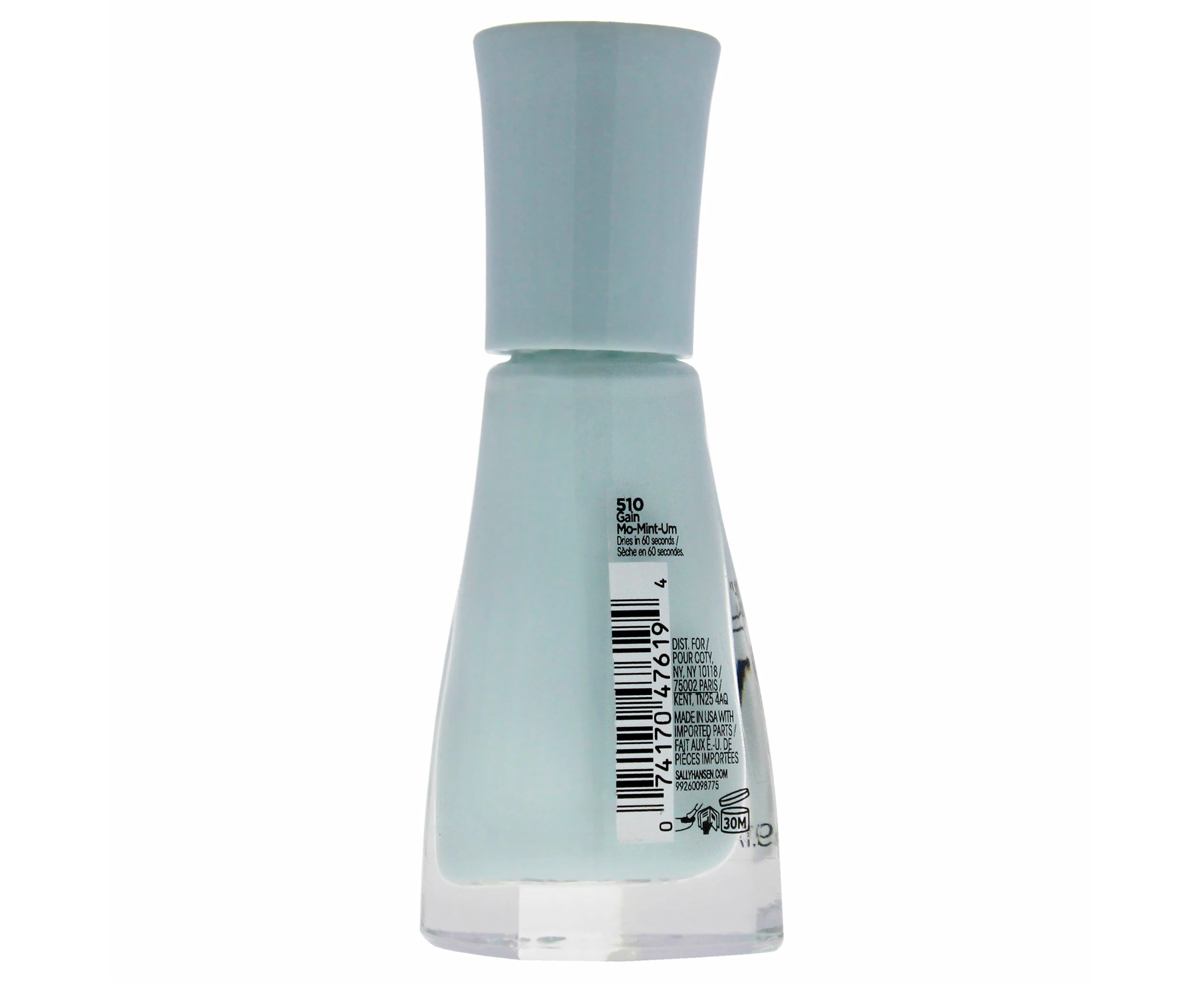 Insta-Dri Nail Color - 510 Gain Mo-Mint-Um by Sally Hansen for Women - 0.31 oz Nail Polish