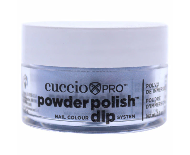 Pro Powder Polish Nail Colour Dip System - Blue with Blue Mica by Cuccio Colour for Women - 0.5 oz Nail Powder