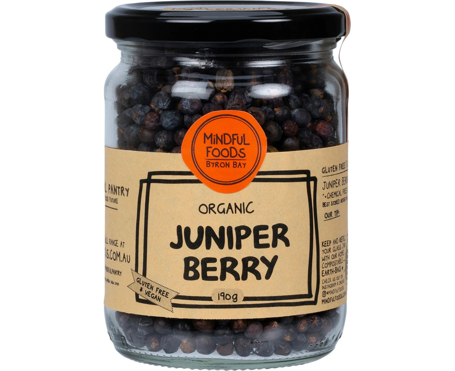 MINDFUL FOODS Juniper Berries 190g