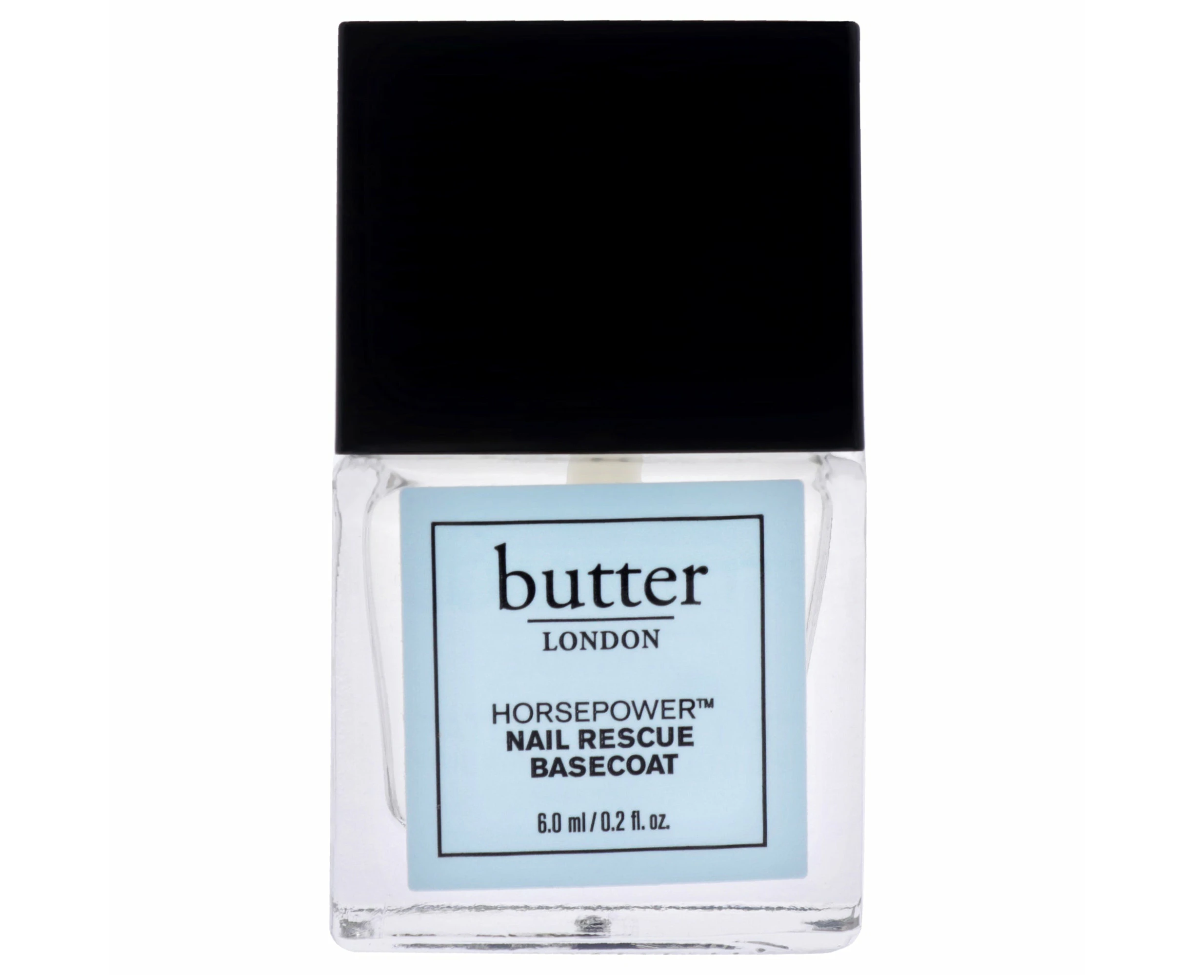 Butter London Horse Power Nail Rescue Base Coat by Butter London for Women - 0.2 oz Nail Treatment