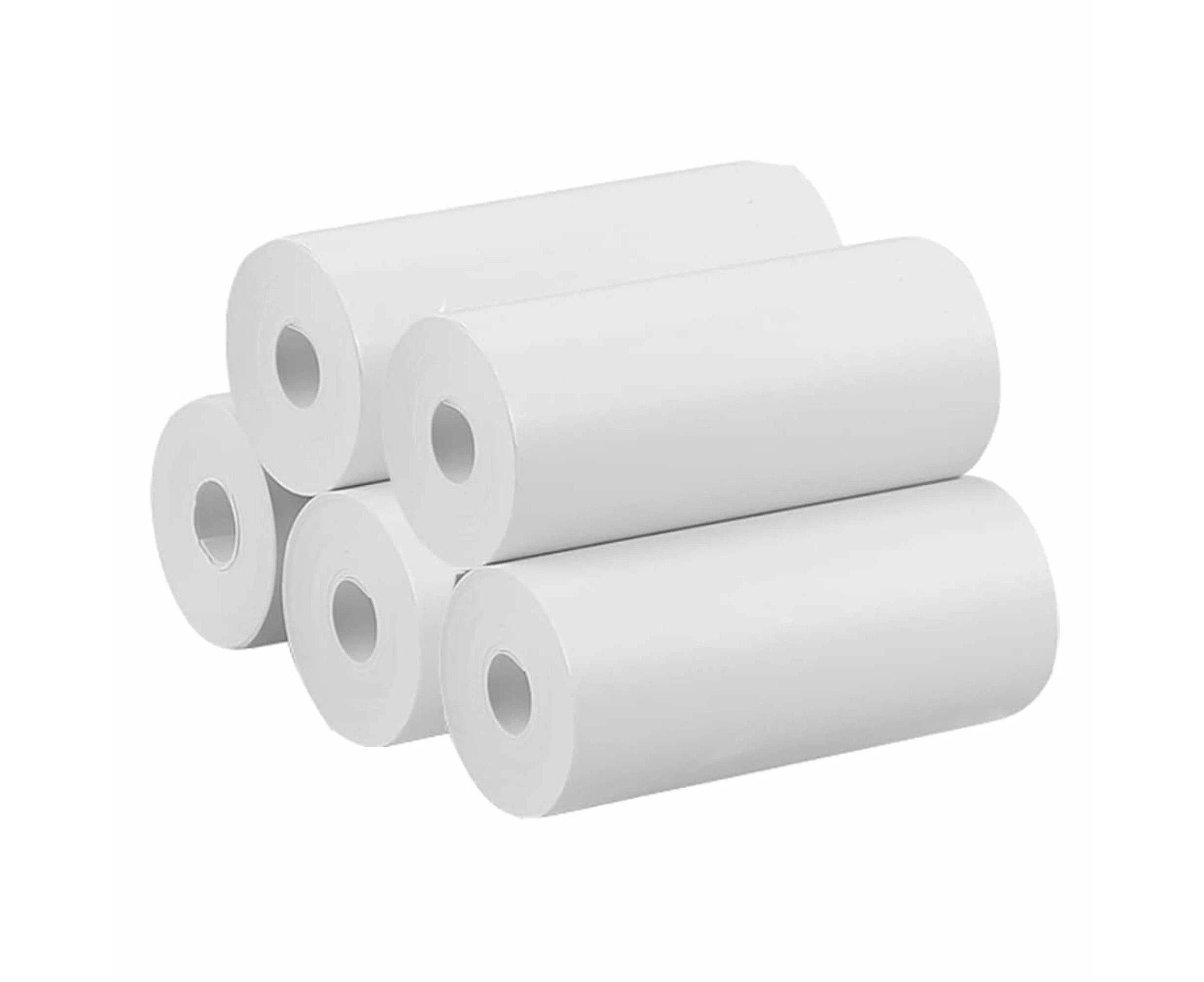 Social Hike 5 Pack Thermal Paper Camera Rolls - Instant Print Printer Refill