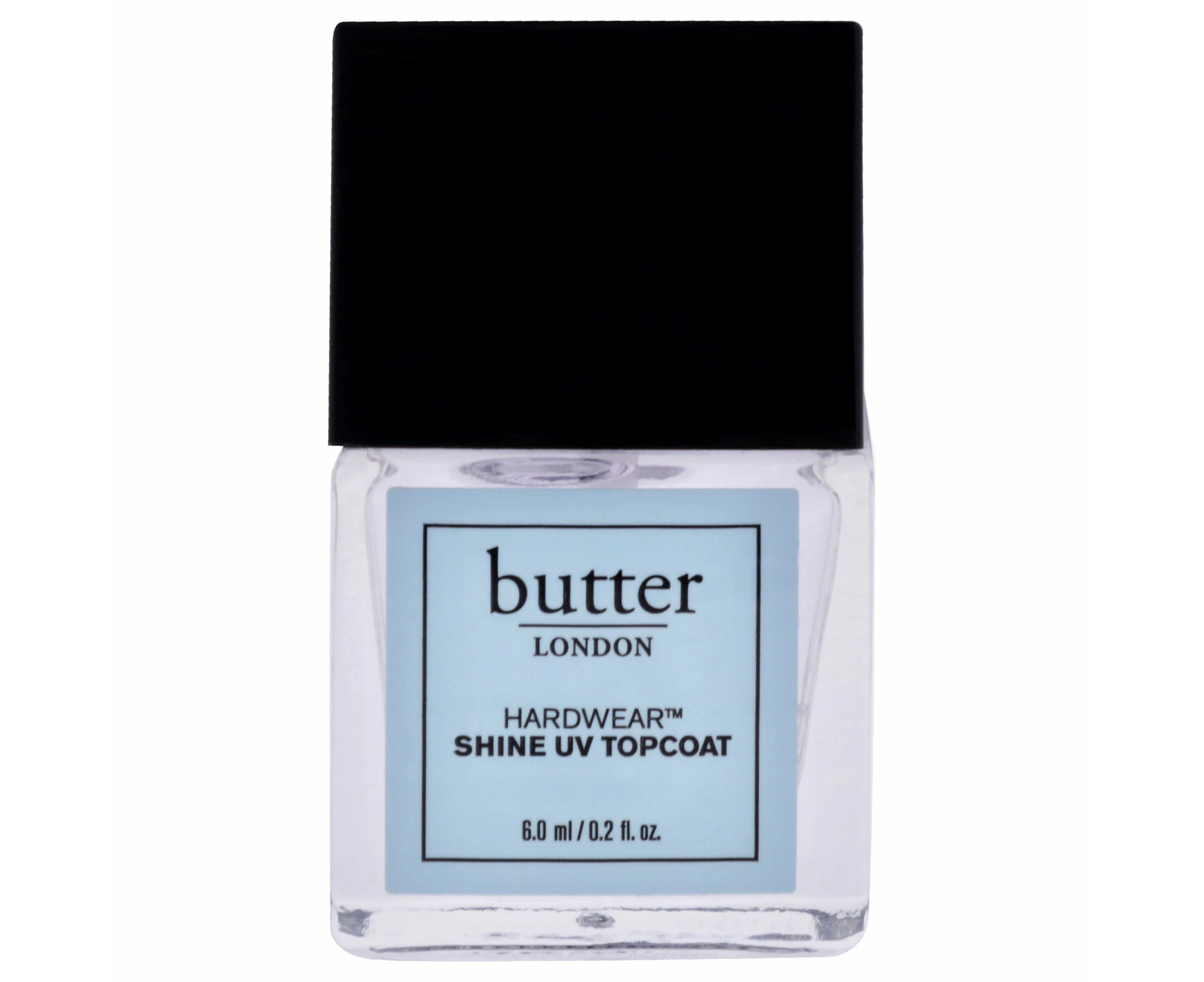 Butter London Hardwear Shine UV Topcoat by Butter London for Women - 0.2 oz Nail Treatment