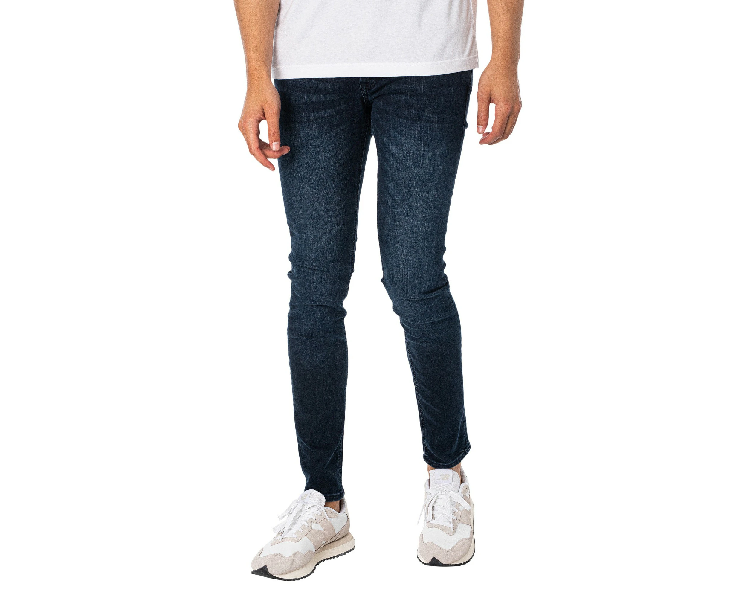 Jack & Jones Men's Liam Original 004 Skinny Jeans - Blue