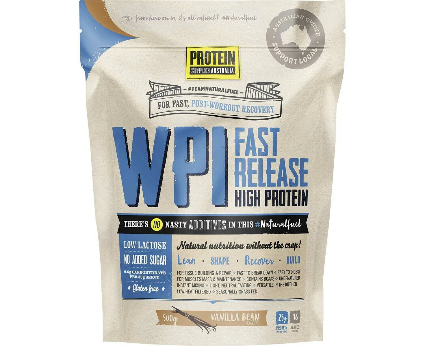 WPI Fast Release Protein - Vanilla 500g