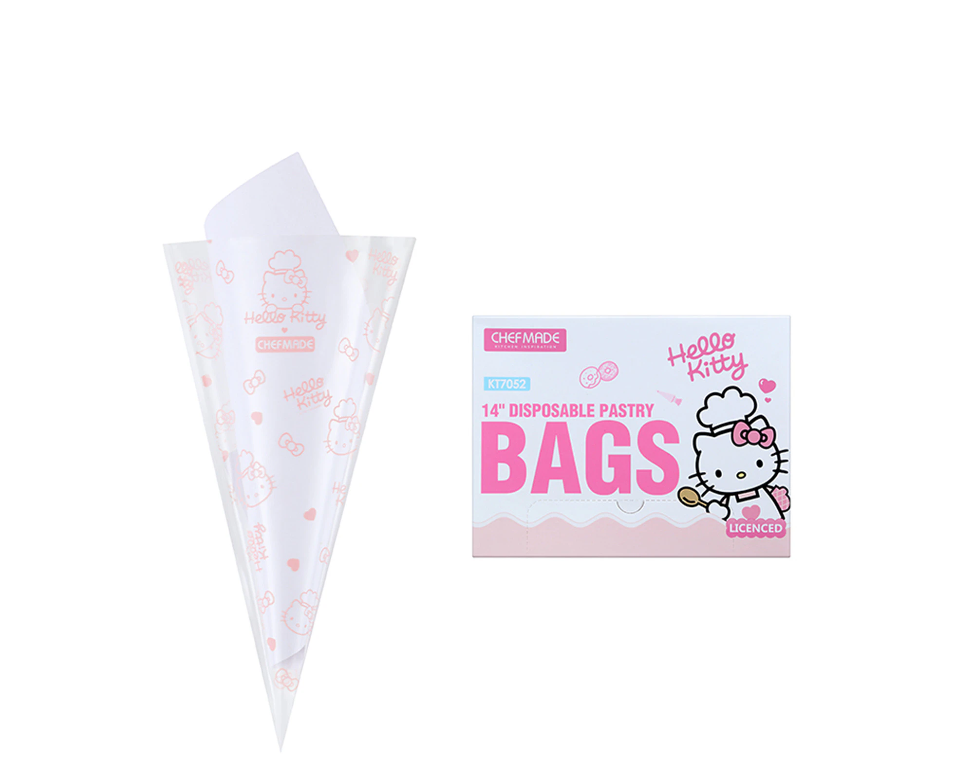 Chefmade x Sanrio Hello Kitty 35CM Disposable Pastry Bags