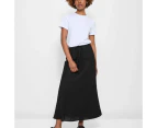 Petites Linen Blend Midi Skirt - Dannii Minogue