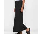 Petites Linen Blend Midi Skirt - Dannii Minogue